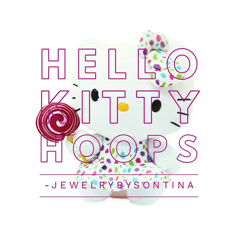 🐈Hello Kitty Hoops for Girls 🐈